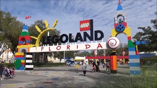 LEGOLAND Orlando Florida Review  Complete Theme Park Tour  Featuring Custom Lego Builds [upl. by Yblocaj30]