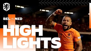 𝐁𝐈𝐆 𝐖𝐈𝐍 🔥🇳🇱  Highlights België  Nederland 362022 Nations League [upl. by Nuzzi33]