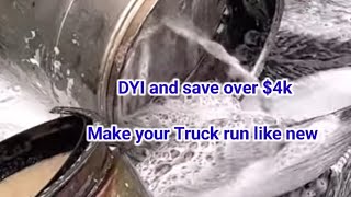 DIY DPF Maintenance 4300 International Truck DPF Filter Cleaning PART 1 [upl. by Anaytat]