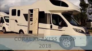 Caravanas Turmo Adria Coral XL Axess 670 SP 2018 [upl. by Lyckman]