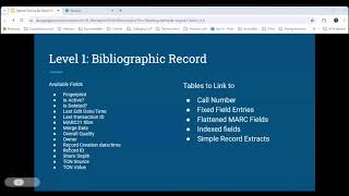 Evergreen Reports 101 Bibliographic Record Reports [upl. by Corey584]