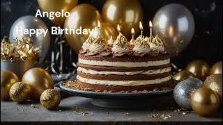 Angelo Happy Birthday Your Personalized Song  Check out Other Names HappyBirthdaySongsWithName22 [upl. by Mossberg191]