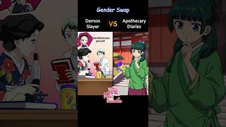 ♀️🔁♂️ Getting a Naughty KITTEN for a PET 😻 Demon Slayer VS Apothecary Diaries GENDER SWAP [upl. by Oriana]