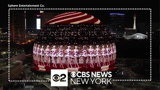 Radio City Rockettes featured on Las Vegas Sphere [upl. by Blancha]