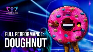 Doughnut performs Happy by Pharrell Williams on Episode 3 🍩 The Masked Singer South Africa [upl. by Llenahs559]