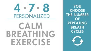 Personalized 478 Calm Breathing Exercise  Unlimited Cycles  Beginner Pace  Pranayama  shorts [upl. by Cummings468]