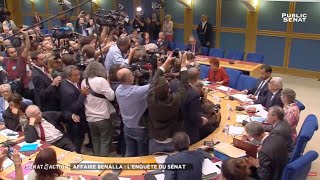 Affaire Benalla  lenquête du Sénat  Sénat en action 30102018 [upl. by Esalb]