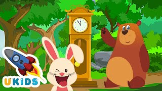 Hickory Dickory Dock Nursery Rhymes Songs  Childrens Music for Kids [upl. by Ahsotal456]