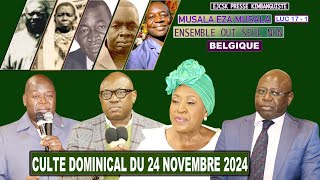 BELGIQUE CULTE DOMINICAL DU 24 NOVEMBRE 2024 [upl. by Nie]