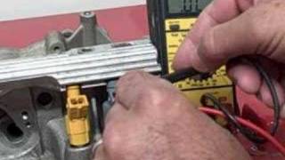 HOW TO OHM CHECK A FUEL INJECTOR high impedance [upl. by Neema]