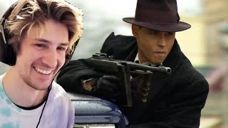 Story Of NOTORIOUS Bank Robber John Dillinger  xQc Reacts to Public Enemies [upl. by Hehre]