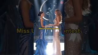 Steve Harvey announces wrong Winner 👑 Miss Universe 2015 shorts [upl. by Auof]