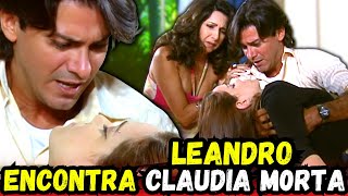 Senhora do Destino LEANDRO ENCONTRA CLAUDIA MORTA [upl. by Guyon]