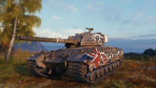 Caernarvon AX Best Position  World of Tanks [upl. by Jallier]