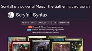 Get Better At Building Decks With Scryfall Syntax [upl. by Hey114]