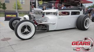 1929 Model A Blown  Bagged and Chopped Hot Rod  Rat Rod Gears Wheels and Motors [upl. by Blunt]