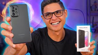 SAMSUNG Galaxy A53 5G  Mais um ACERTO GRANDE Unboxing e Impressões [upl. by Oznofla]