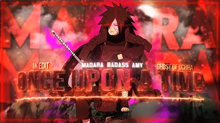 MADARA x VIKRAM 4K AMV  quotOnce Upon A Timequot Ghost of the Uchiha 1k EDIT😈🎉 [upl. by Caasi638]