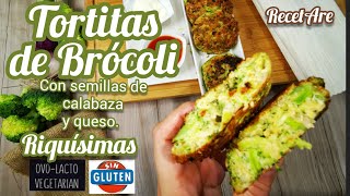 🥦Como preparar TORTITAS DE BRÓCOLI SIN GLUTEN fáciles y muy ricas [upl. by Odnesor337]