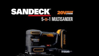 The WORX Sandeck WX820 Multi Sander [upl. by Souza]