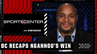 Daniel Cormier reacts to Francis Ngannou’s win vs Ciryl Gane at UFC 270  SportsCenter [upl. by Oneal340]