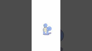 Squirtle Evolution Animation shorts pokemon squirtle [upl. by Burkley]