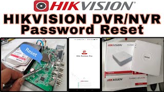 How To Reset Hikvision DVRNVR Password  Password Reset Using Hik Partner Pro App  New Video 2024 [upl. by Korff]