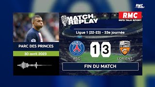 PSG 13 Lorient  Paris coule encore au Parc des Princes… Le goal replay du match [upl. by Lenora]