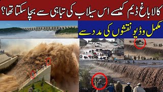 Why is Kala Bagh Dam so important  Video released with the help of maps of Kala Bagh Dam [upl. by Anilatak]