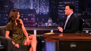 Stana Katic on Jimmy Kimmel 2010 Rus Sub [upl. by Anawaj]