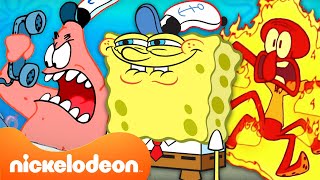 Bob Esponja  55 MINUTOS de Momentos Clássicos do Bob Esponja 🧽  Nickelodeon [upl. by Beatrisa653]