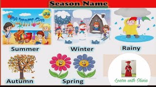 Seasons in India Season name and Vocabulary in english and hindi for kids  Easy to learn [upl. by Toole]