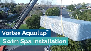 Vortex Aqualap™ swim spa installation  Start to finish [upl. by Ilrebma]