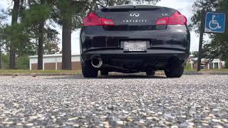 2012 G37 custom full exhaust [upl. by Nediarb]