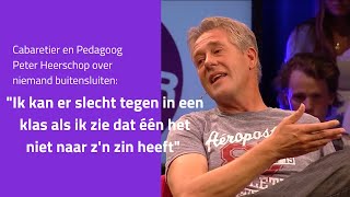 Cabaretier en pedagoog Peter Heerschop over waarom je niemand moet buitensluiten [upl. by Rundgren]