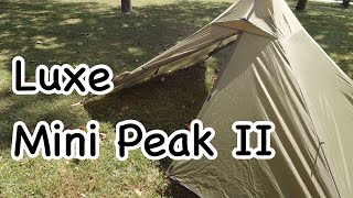 Luxe Mini Peak II Tent [upl. by Htieh]