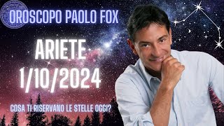 Ariete ♈️ LOroscopo di Paolo Fox  1 Ottobre 2024  Che fatica il Martedì [upl. by Joyan]