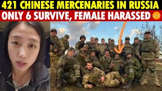 421 Chinese Mercenaries in Russia Just 6 Left—99 Killed Female Influencer Harassed by Soldiers [upl. by Ayita]