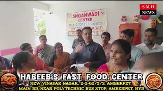 INAUGURATION OF ANGANWADI CENTRE AT 2BHK PILIGUDSHALU HOUSING COLONY IN KURMAGUDA SAIDABAD [upl. by Analise]