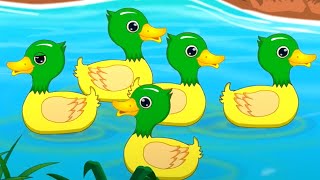 Five Little Ducks Nursery Rhymes And Kids Songs by The Five Little Show [upl. by Enilrahc425]