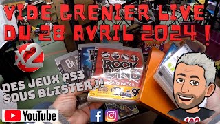 204  Vide Grenier Live du 28 Avril 2024  Des jeux PS3 sous blister [upl. by Dew587]