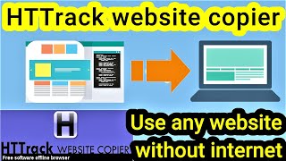 How To Download website for Offline Use using HTTrack  Computer Tips [upl. by Ailices186]