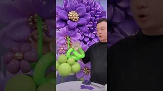 How to make Balloon Flower  DIY Balloon Flower diyballoons balloonflower balloon [upl. by Ecienal]