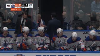 Edmonton Oilers Head Coach Jay Woodcroft Ejected [upl. by Cyndy639]