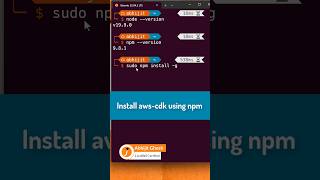 How to install AWS CDK to work in JavaScript [upl. by Ettennig759]