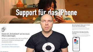 Datenübertragung beim iPhone mit der Schnellstart Methode 2024 iPhone apple iphone16 [upl. by Connell]