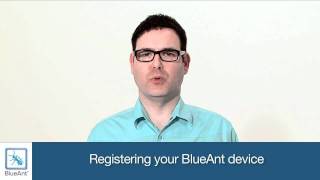 Register your BlueAnt device [upl. by Hildy653]