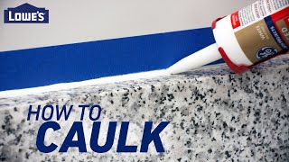 How To Caulk with a Caulking Gun [upl. by Ardnnaed293]