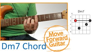 Guitar Chords  Dm7 Bar Barre  Part 1 Finger Placement [upl. by Notsnorb391]