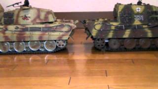 116 RC tank kingtiger ＆ Jagdtiger [upl. by Anna-Maria389]